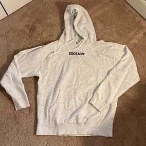 BARELY WORN Glossier Hoodie